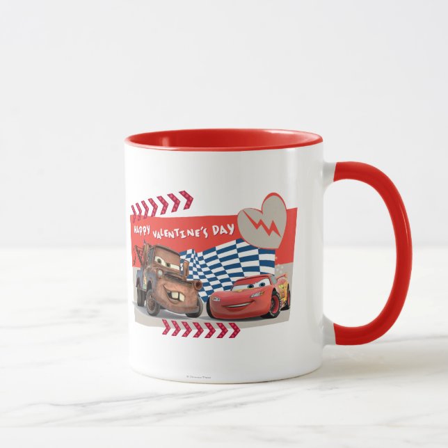 Cars Happy Valentine's Day Mug (Right)