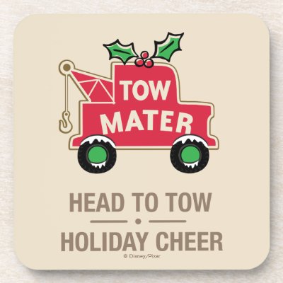 Cars | Head To Tow Holiday Cheer Drink Coaster