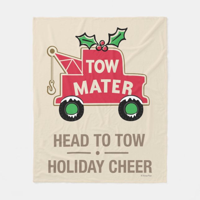 Cars | Head To Tow Holiday Cheer Fleece Blanket (Front)