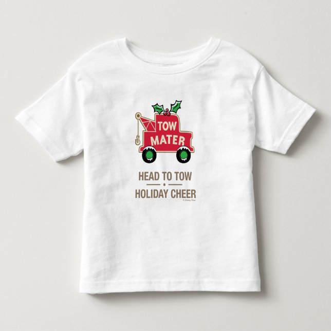 Cars | Head To Tow Holiday Cheer Toddler T-shirt (Front)