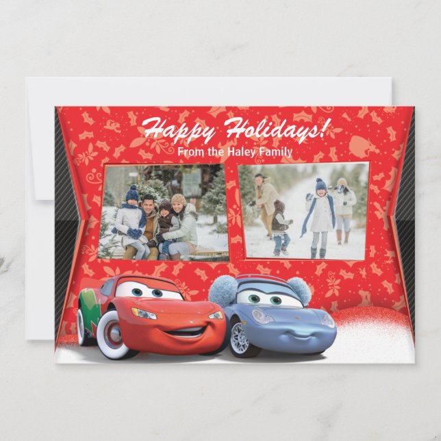 Cars Holiday Photo Card (Front)