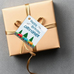 Cars Kids Boy Birthday Favor Tags