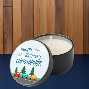 Cars Kids Boy Birthday Mini Candle Favors