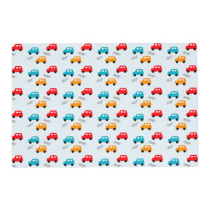 Cars Kids Boy Birthday Placemat