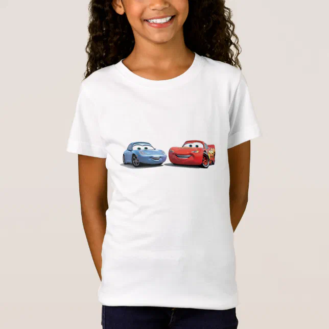 Cars Lighting McQueen and Sally Disney T-Shirt | Zazzle