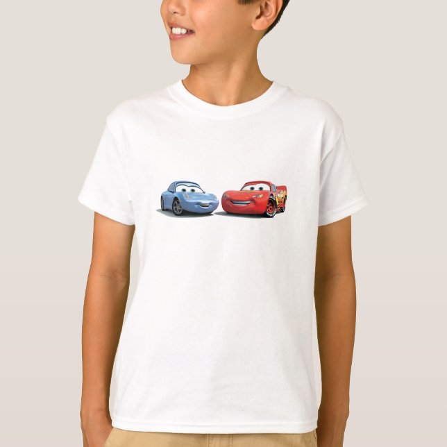 Cars Lighting McQueen and Sally Disney T-Shirt (Front)
