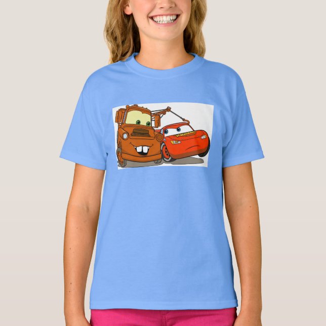 Cars Lightning McQueen and Mater Disney T-Shirt (Front)