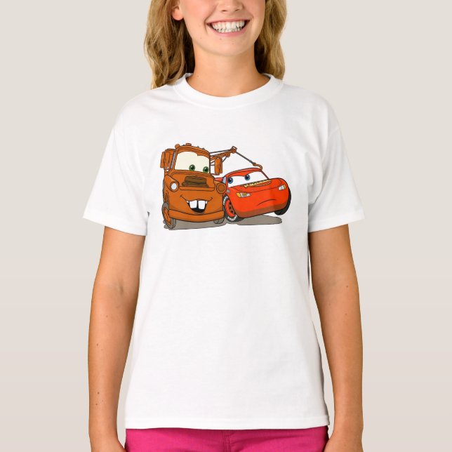 Cars Lightning McQueen and Mater Disney T-Shirt (Front)