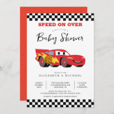 Cars Lightning McQueen, Birthday Invitation