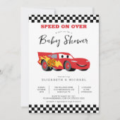 Cars Lightning McQueen Baby Shower Invitation (Front)