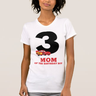 Cars - Lightning McQueen Birthday - Mom T-Shirt