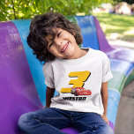 Cars Lightning McQueen | Birthday T-Shirt<br><div class="desc">Race into birthday fun with this exciting Cars-themed t-shirt! Featuring Lightning McQueen,  this design is perfect for any fan of the Disney Pixar film. This comfortable and stylish tee is a great way to celebrate a birthday and show off your love for this iconic character.</div>