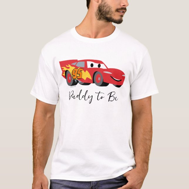 Cars - Lightning McQueen Daddy to Be T-Shirt (Front)