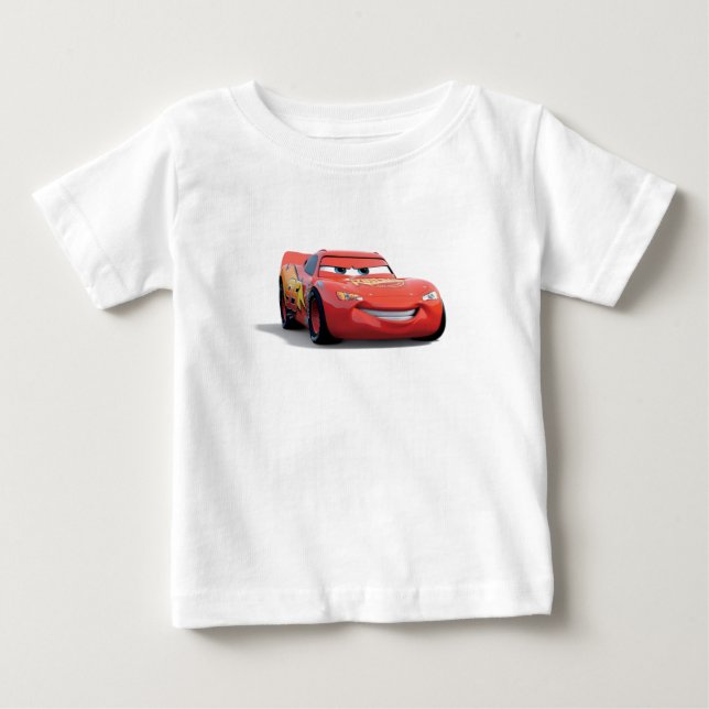 Cars' Lightning McQueen Disney Baby T-Shirt (Front)