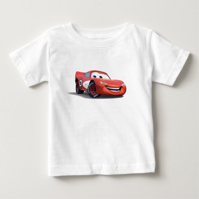 Cars Lightning McQueen Disney Baby T-Shirt (Front)