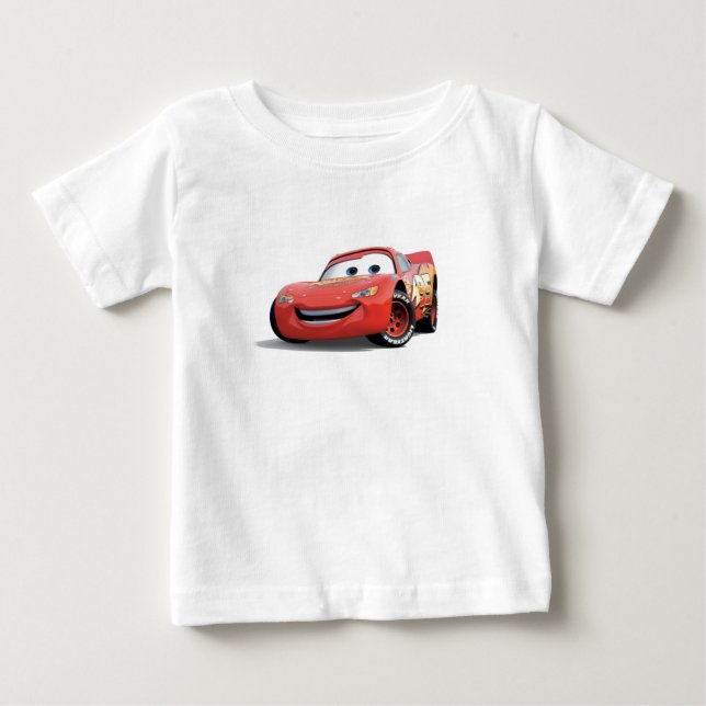 Cars' Lightning McQueen Disney Baby T-Shirt (Front)