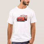 Cars&#39; Lightning Mcqueen Disney T-shirt at Zazzle