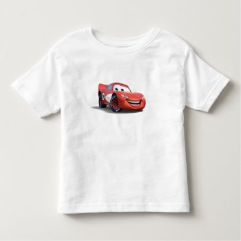 Cars Lightning Mcqueen Disney Toddler T-shirt by DisneyPixarCars at Zazzle