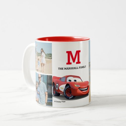 Cars Lightning McQueen Disney Two_Tone Coffee Mug