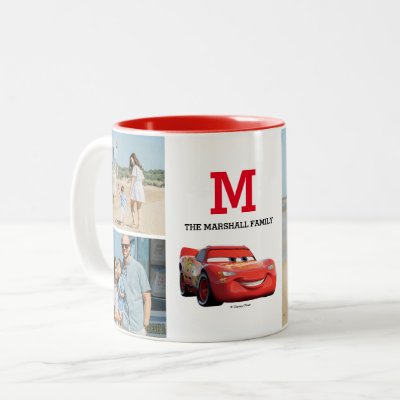 Cars Lightning McQueen Disney Two-Tone Coffee Mug