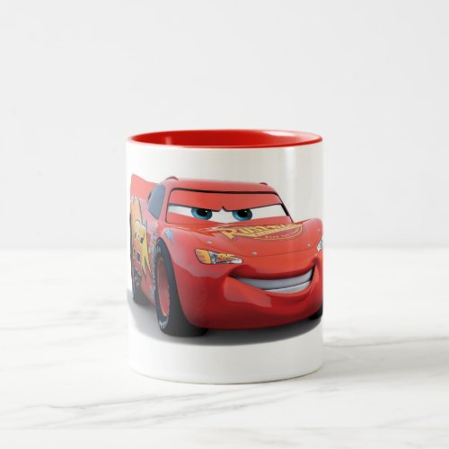 Cars Lightning McQueen Disney Two_Tone Coffee Mug