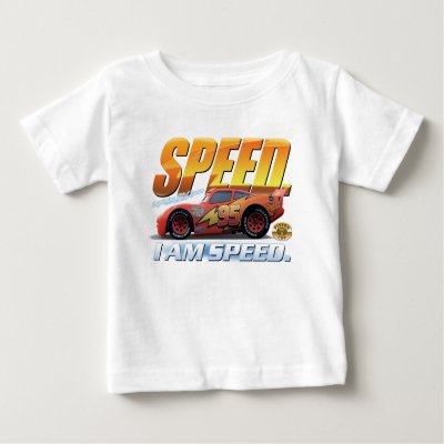 Cars&#39; Lightning McQueen &quot;I Am Speed&quot; Disney Baby T-Shirt