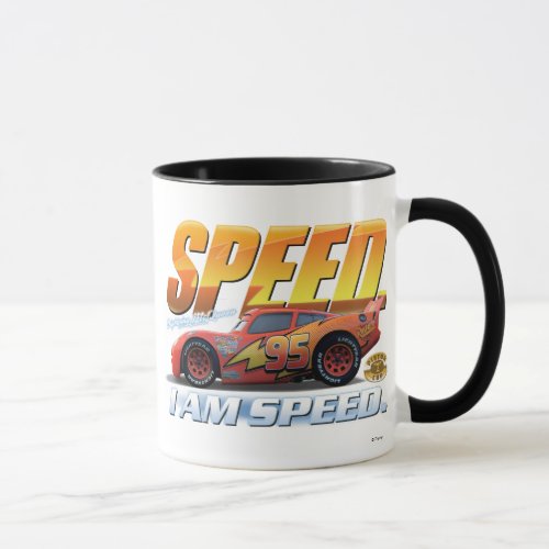 Cars Lightning McQueen I Am Speed Disney Mug