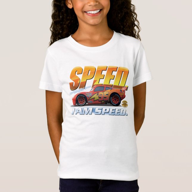 Cars' Lightning McQueen "I Am Speed" Disney T-Shirt (Front)