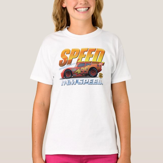 Cars' Lightning McQueen "I Am Speed" Disney T-Shirt (Front)