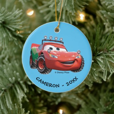 Cars | Lightning McQueen Looking Good Ceramic Ornament