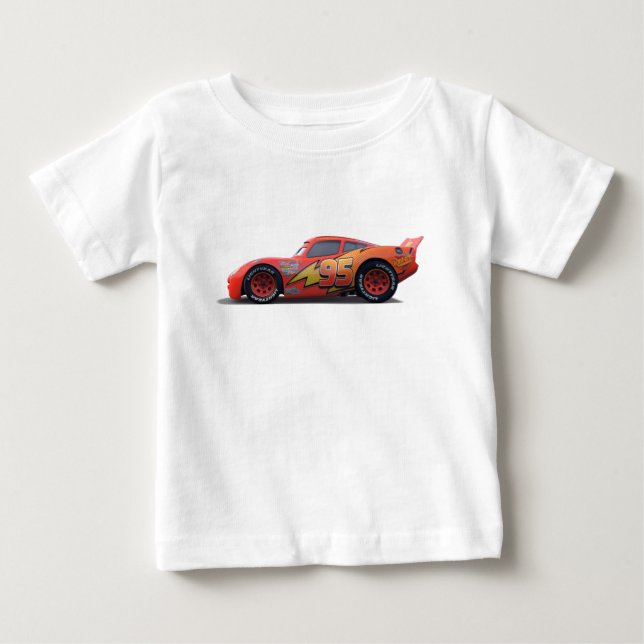 Cars' Lightning McQueen Profile Disney Baby T-Shirt (Front)
