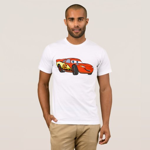 Cars Lightning McQueen Smiling Disney T-Shirt | Zazzle