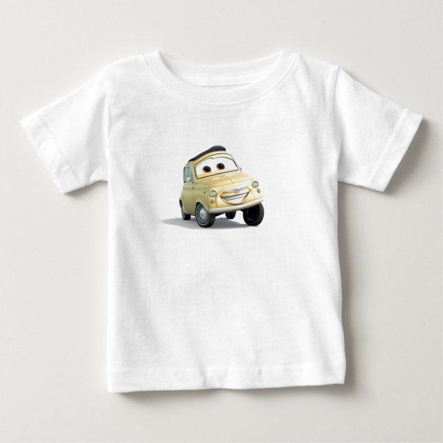 Cars Luigi italian cab taxi Disney Baby T-Shirt (Front)