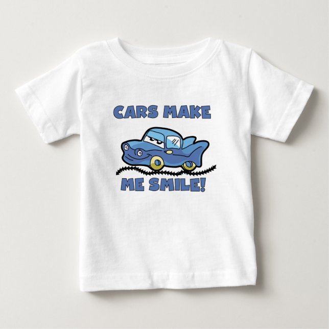 Cars Make Me Smile T-shirts and Gifts (Front)