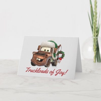 Cars | Mater In Winter Gear Holiday Card