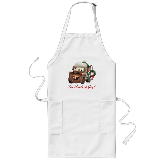Cars | Mater In Winter Gear Long Apron (Front)