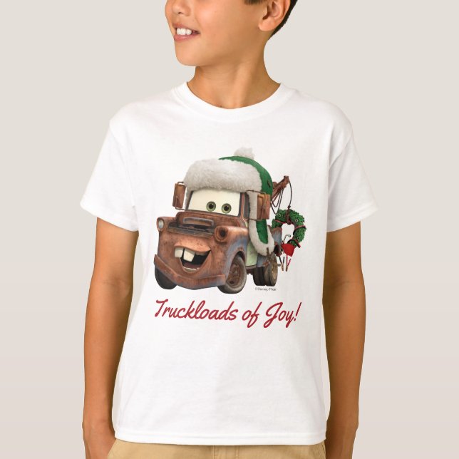 Cars | Mater In Winter Gear T-Shirt (Front)