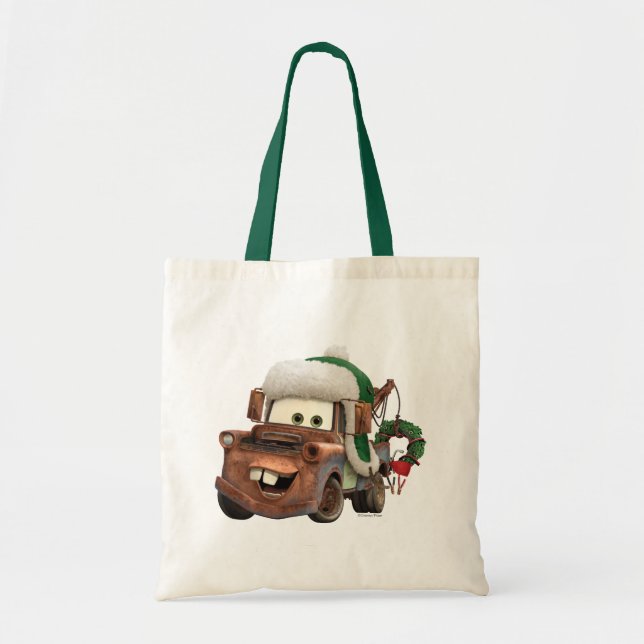 Cars | Mater In Winter Gear Tote Bag (Front)