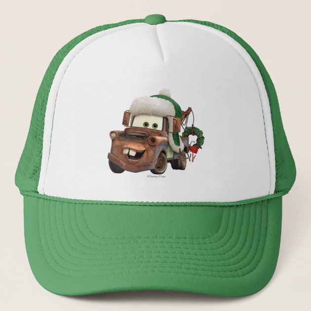 Cars Mater In Winter Gear Trucker Hat Zazzle