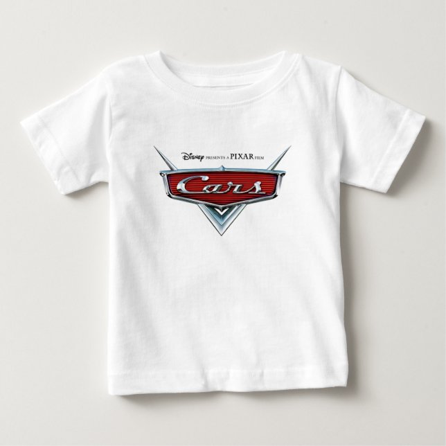 Cars Official Movie Logo Disney Baby T-Shirt (Front)
