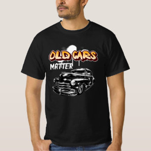 Cars Old Matter Funny Low Rider Graphic Automotive T-Shirt
