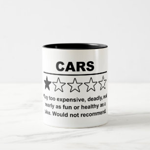 Cars One Star Rating Two-Tone Coffee Mug