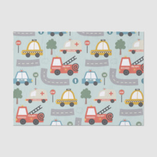 Cars Pattern kids  Tissue Paper