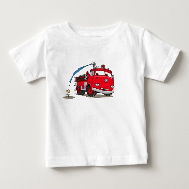 Cars Red Disney Baby T-Shirt (Front)