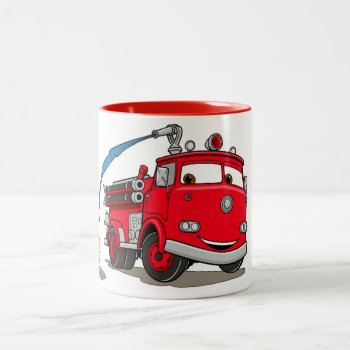 Cars Red Disney Two-tone Coffee Mug by DisneyPixarCars at Zazzle