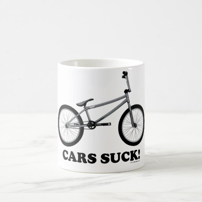 Cars Suck! Coffee Mug (Center)