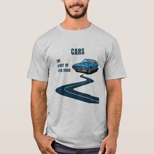 Cars The Spirit of the Open Road  F1  Motorspor T_Shirt