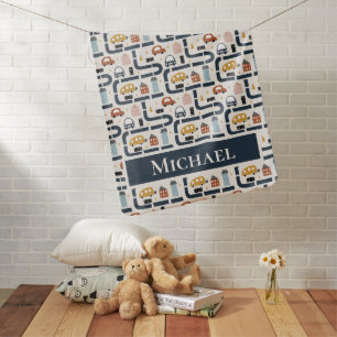 Cars Themed 2 Personalized Baby Blanket