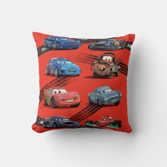 Cars Throw Pillow (Front)