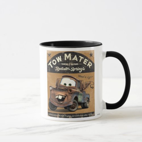 Cars Tow Mater Disney Mug